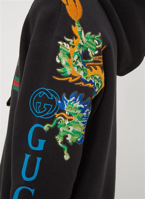 gucci dragon hoodie|gucci hooded sweatshirt.